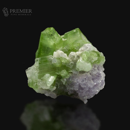 Green Tourmaline Crystals on Matrix – Afghanistan