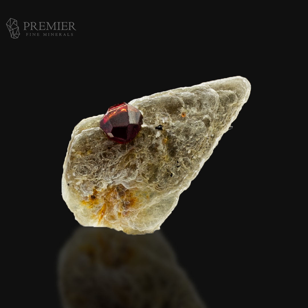 Natural Red Garnet Crystal on Muscovite Mica – Skardu Pakistan