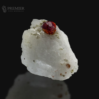 Red Garnet Crystal on Feldspar – Sharp Skardu Pakistan