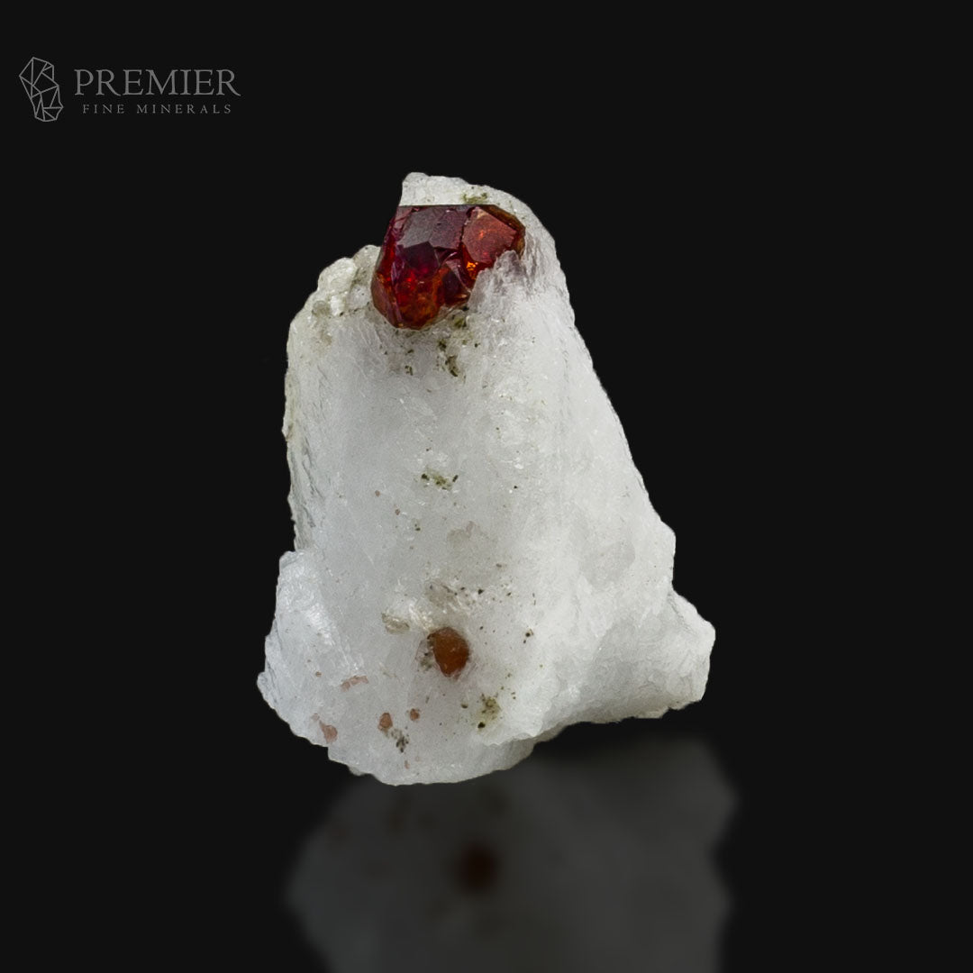 Red Garnet Crystal on Feldspar – Sharp Skardu Pakistan