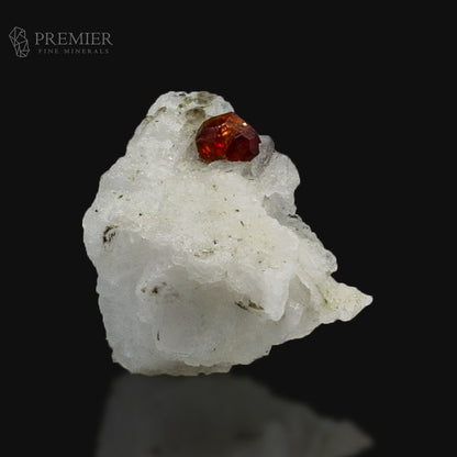 Red Garnet Crystal on Feldspar – Sharp Skardu Pakistan
