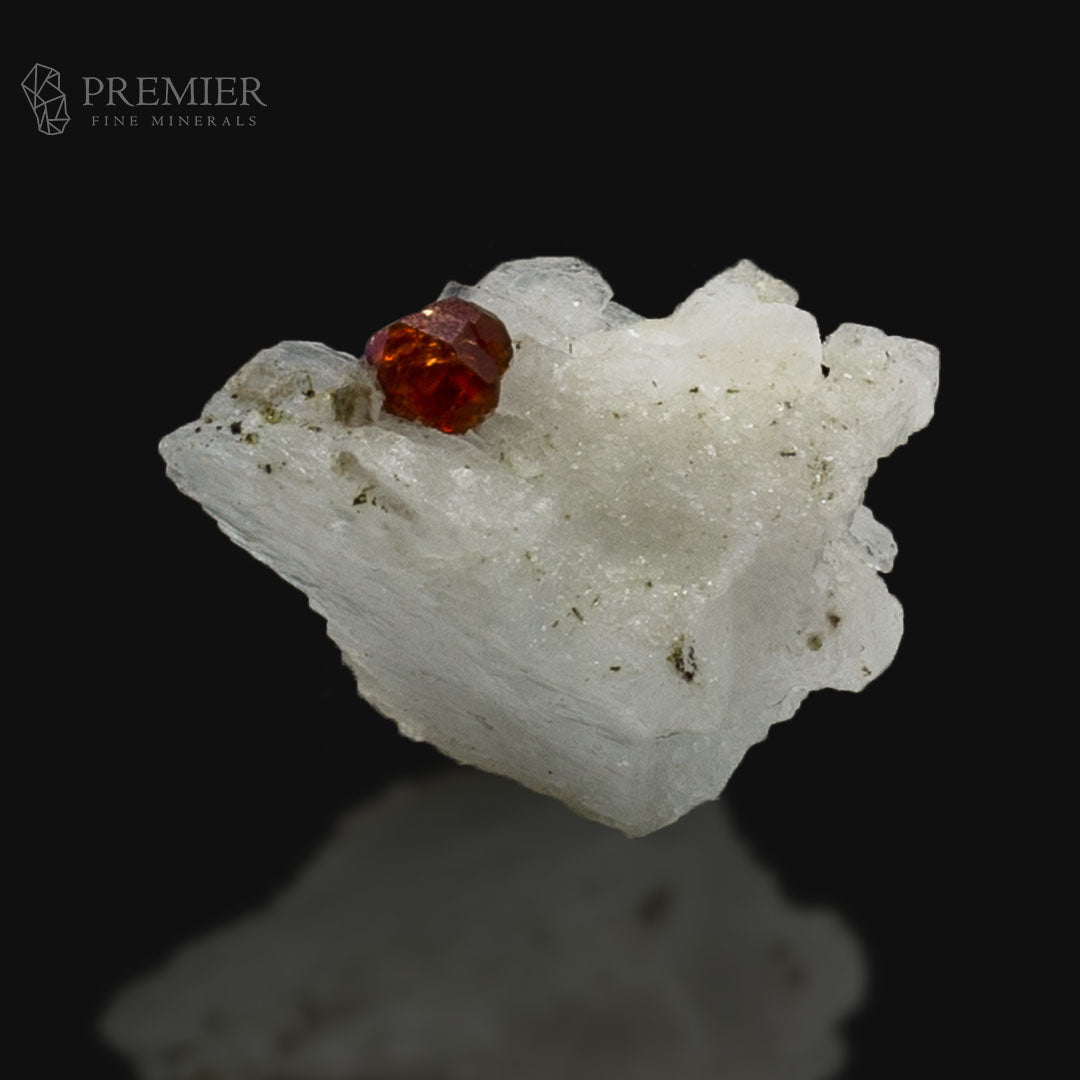 Red Garnet Crystal on Feldspar – Sharp Skardu Pakistan