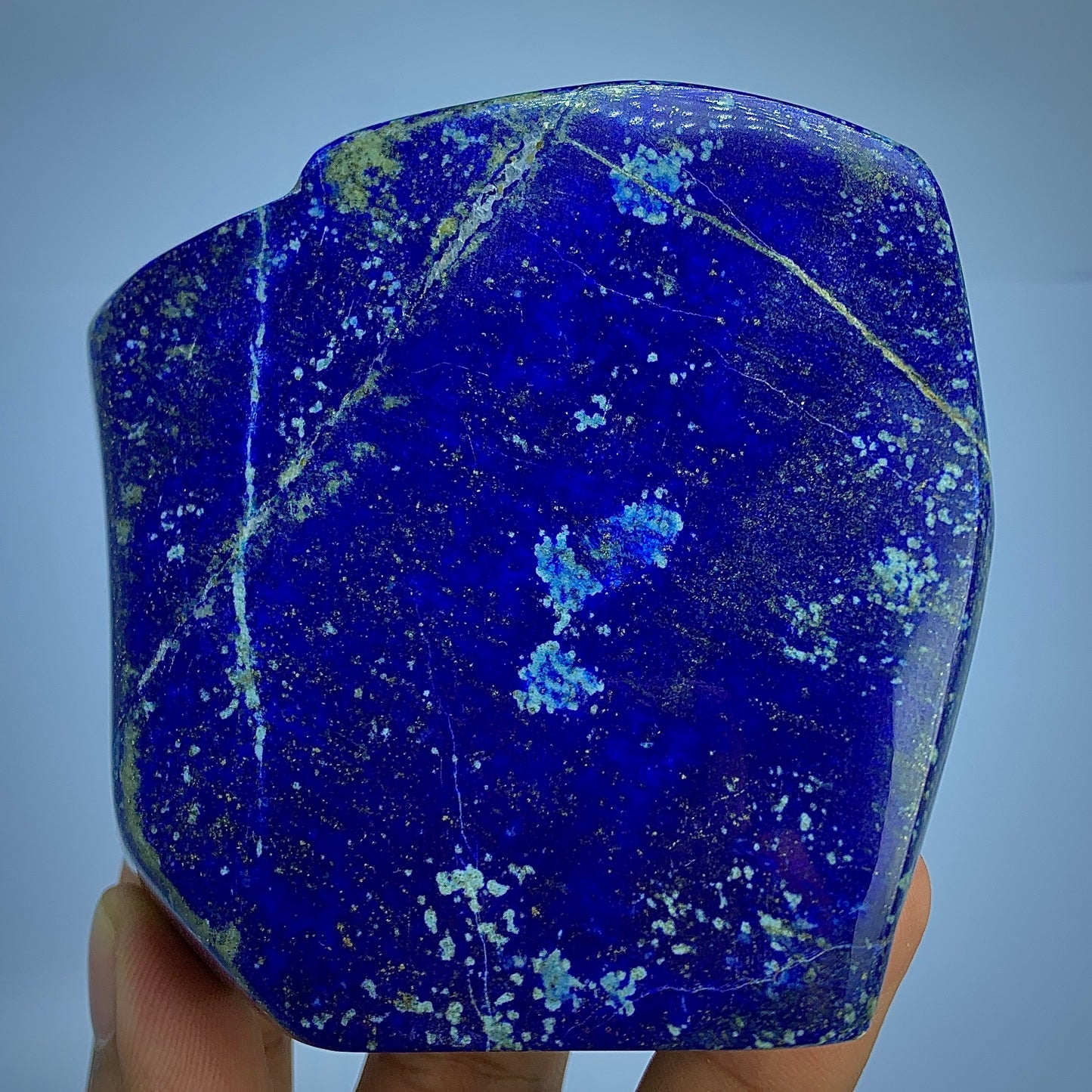 Lapis Lazuli Tumbled, 450g Lapis, Royal Blue, Polished Stone, Freeform Lapis, Healing Stone, Wisdom, Third Eye Chakra, Golden Pyrite, Home Decor