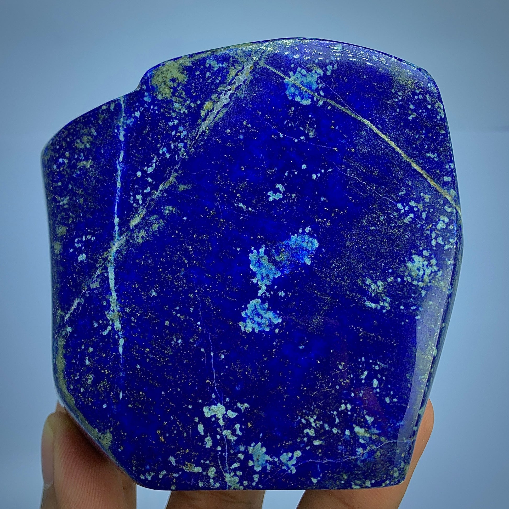 Lapis Lazuli Tumbled, 450g Lapis, Royal Blue, Polished Stone, Freeform Lapis, Healing Stone, Wisdom, Third Eye Chakra, Golden Pyrite, Home Decor