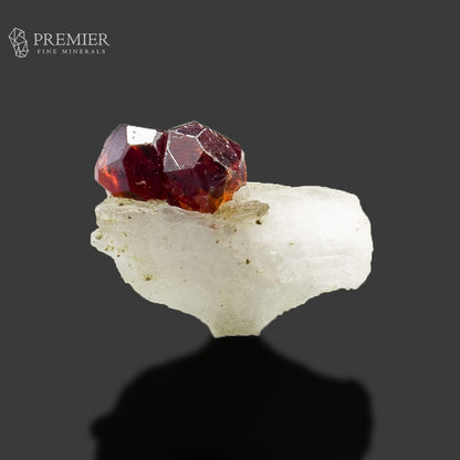 Rare Twin Red Garnet Crystals on Feldspar – Skardu Pakistan