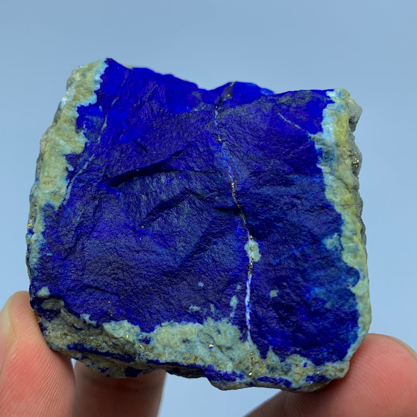 Lapis Lazuli Rough, 740 Carat, AAA Grade, Mine 4 Lapis, Royal Blue, Afghanistan Gemstone, Raw Lapis, Golden Pyrite, Carving Rough, Collector Specimen