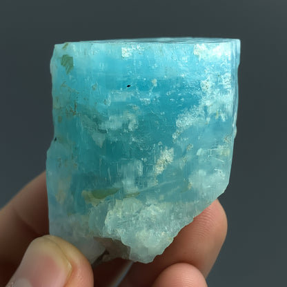 terminated Aquamarine, 420 Carat, Deep Blue Beryl, Gem Quality Crystal, Afghanistan Mineral, Raw Aquamarine, Museum Specimen, Collector Stone, Natural Aquamarine, Hexagonal Crystal