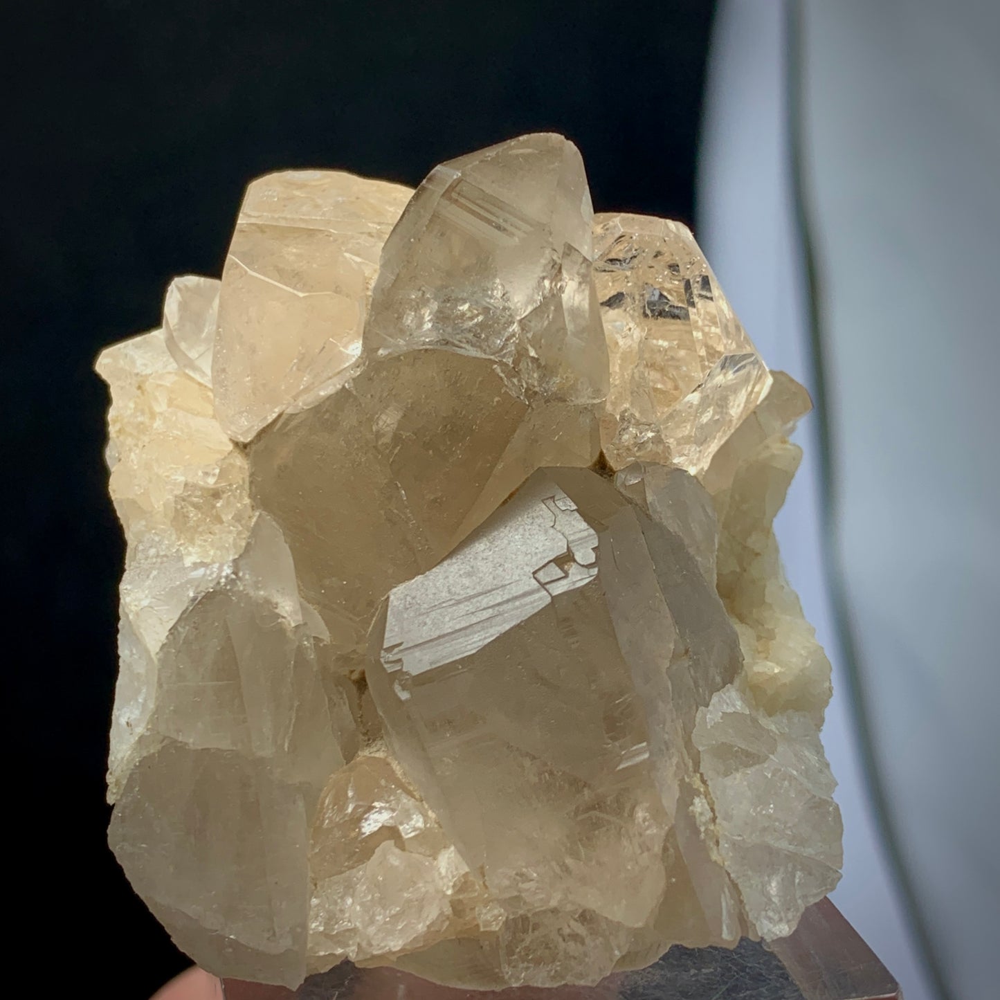 topaz Crystal, Smoky Quartz, 733 Carats, Quartz Cluster, Skardu Pakistan, Pegmatite Mineral, Topaz on Matrix, Collector Specimen, Aesthetic Cluster, Investment Stone, Grounding Stone, Crystal Dimensions, Natural Specimen