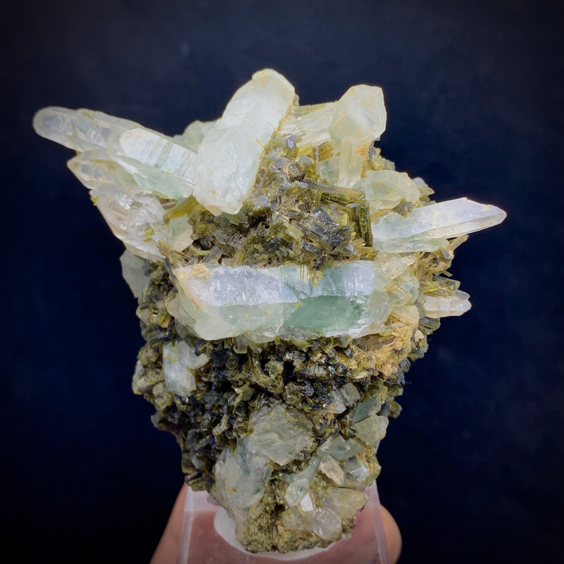 Epidote Crystal, Quartz Cluster, 1463 Carats, Massive Mineral, Green Crystal, Heart Chakra, Abundance Stone, Collector Specimen, Investment Stone, Mineral Association, Crystal Dimensions, Natural Specimen,