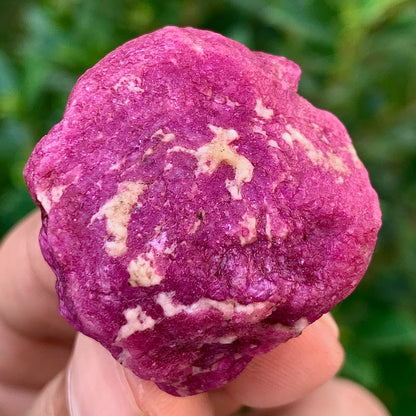 37 Grams Natural Pink Corundum Ruby Crystal from Afghanistan