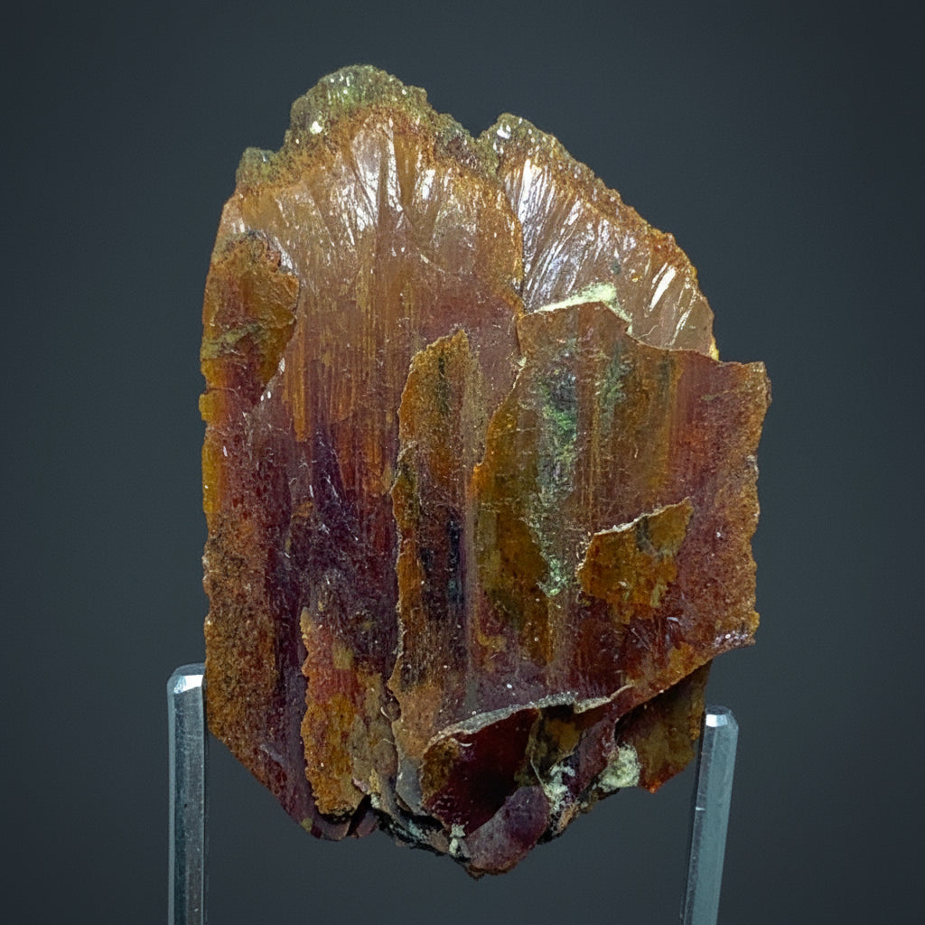 Brookite Crystal, Rare Mineral, 18 Carats, Red Brookite, Titanium Dioxide, Crystal Specimen, Miniature Specimen, Brookite Stone, High Energy, Collector Gem