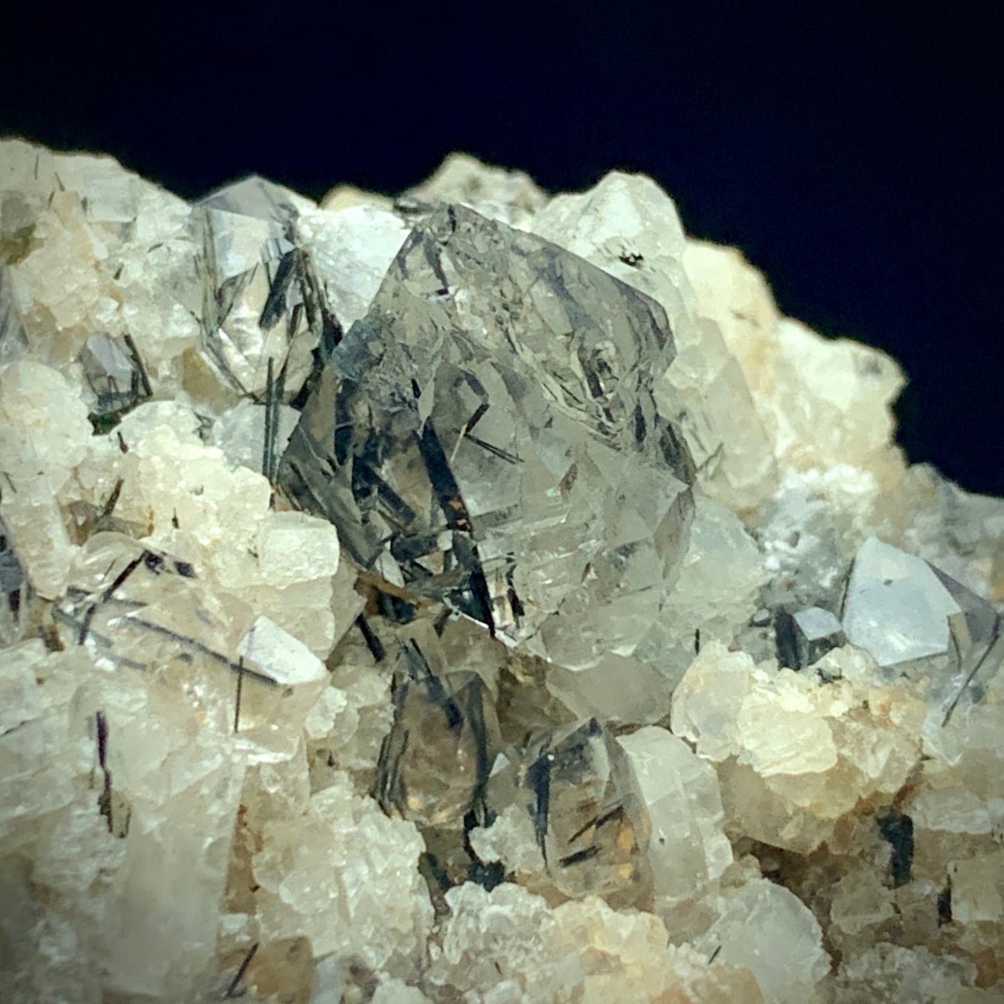 Rutile Quartz, Zagi Mine, Terminated Crystal, Lepidolite Matrix, 83 Grams, Pakistan Specimen, Rutile Quartz, Rare Mineral, Collector Specimen, Zagi Crystal, Quartz on Matrix