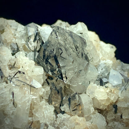 Rutile Quartz, Zagi Mine, Terminated Crystal, Lepidolite Matrix, 83 Grams, Pakistan Specimen, Rutile Quartz, Rare Mineral, Collector Specimen, Zagi Crystal, Quartz on Matrix