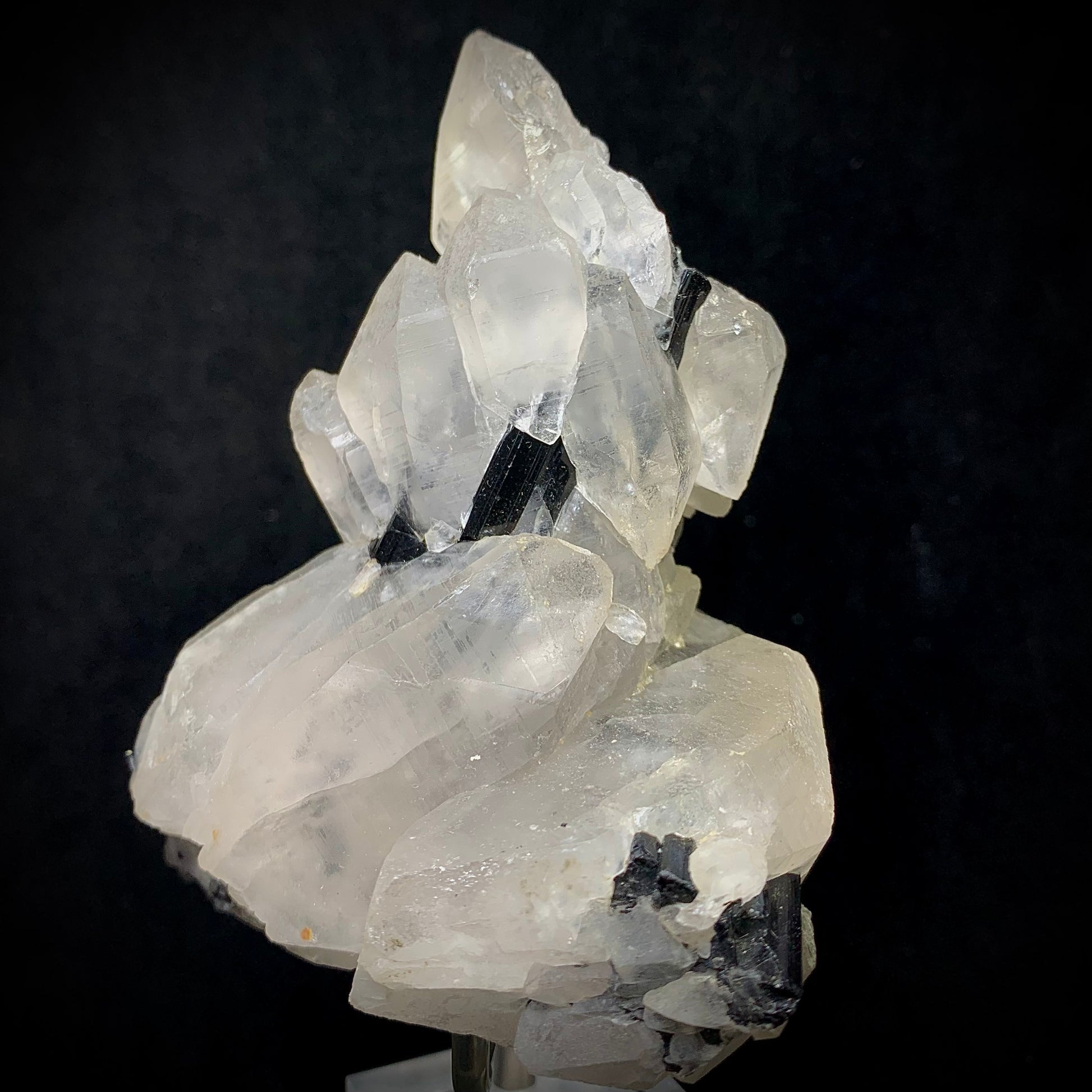 Black Tourmaline Quartz, Tourmalinated Quartz, 2115 Carats, 423 Grams, Included Quartz, Protection Crystal, Grounding Stone, Quartz Cluster, Collector Specimen, Needle Inclusions, Massive Specimen