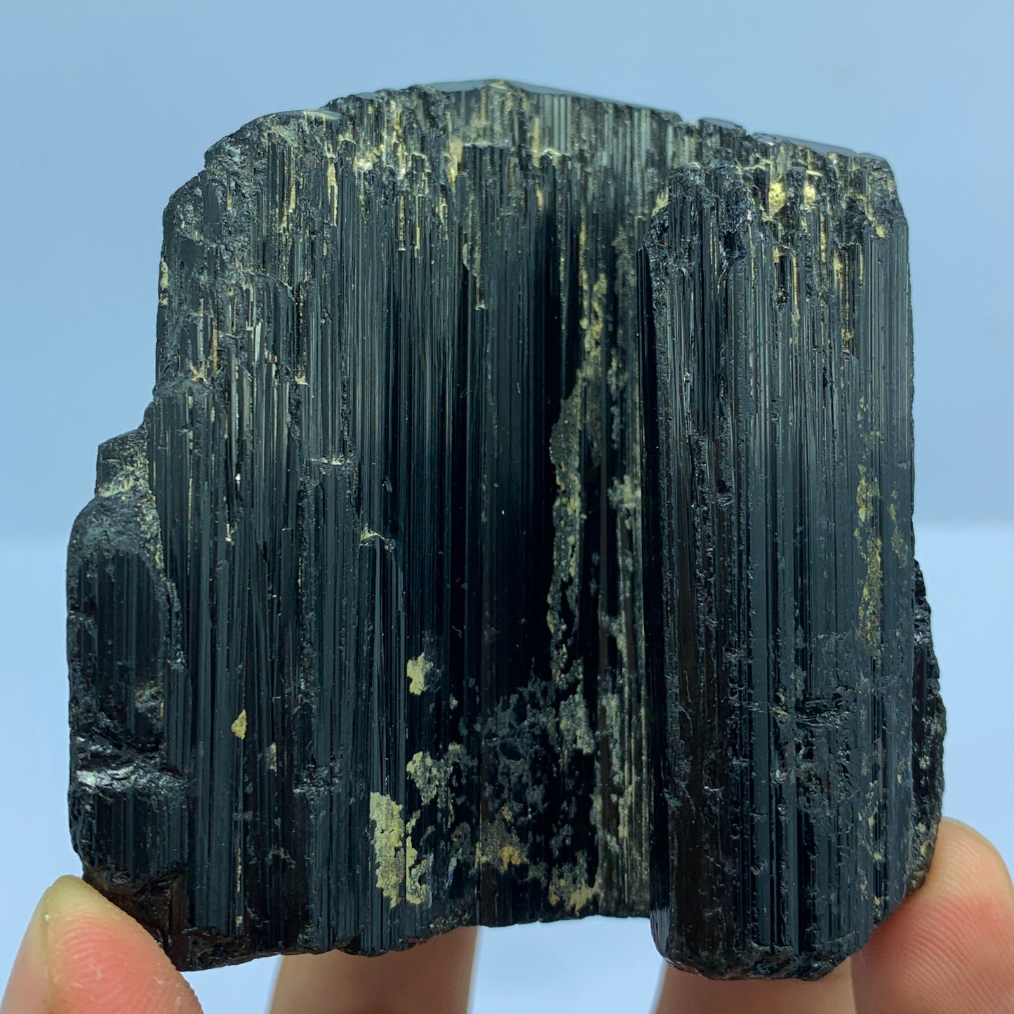 Black Tourmaline, Schorl Crystal, 1800 Carats, Etched Termination, Massive Crystal, Pakistan Mineral, Grounding Stone, Healing Crystal, Collector Specimen, Investment Stone, Tourmaline Crystal, Root Chakra, Crystal Dimensions