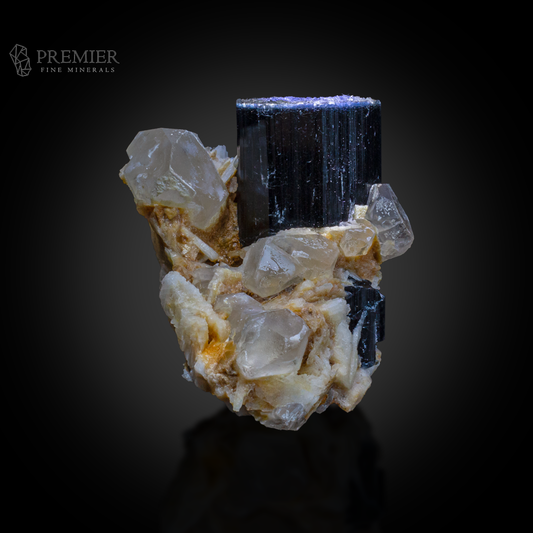 Tourmaline, Blue Cap Tourmaline, Quartz, Mica, Combination Specimen, 250 Grams, 1250 Carats, Afghanistan Mineral, Paprok, Raw Crystal, Collector Grade, Gemstone, Aesthetic Mineral