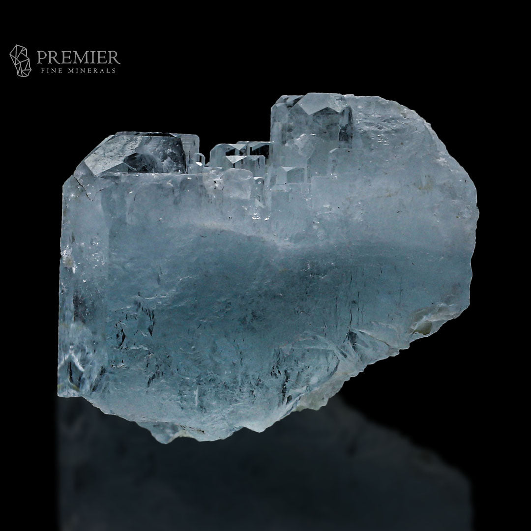 Aquamarine, Beryl, Etched Crystal, Gemmy, Terminated, 412 Carats, 82.4 Grams, Pakistan Mineral, Raw Crystal, Collector Grade, Unique Habit, Display Piece