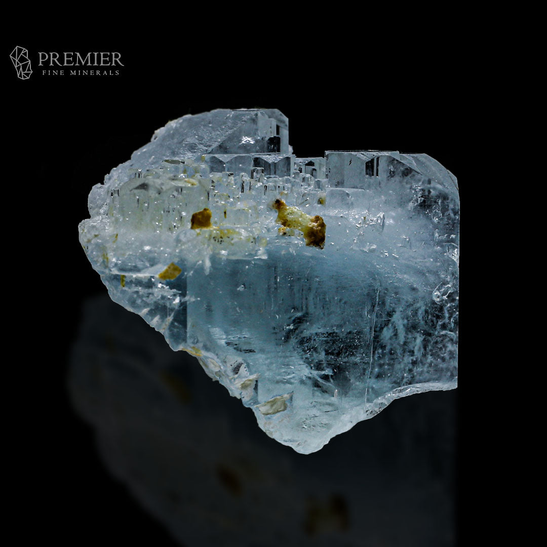 Aquamarine, Beryl, Etched Crystal, Gemmy, Terminated, 412 Carats, 82.4 Grams, Pakistan Mineral, Raw Crystal, Collector Grade, Unique Habit, Display Piece