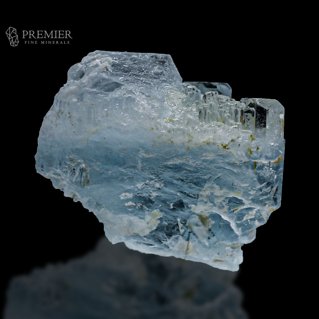 Aquamarine, Beryl, Etched Crystal, Gemmy, Terminated, 412 Carats, 82.4 Grams, Pakistan Mineral, Raw Crystal, Collector Grade, Unique Habit, Display Piece