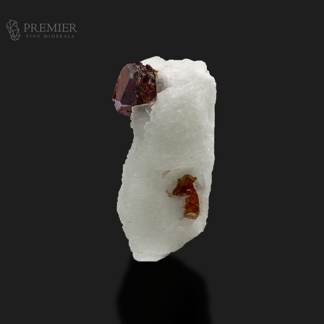 Rhodolite Garnet Crystals on Feldspar – Vibrant Skardu Pakistan