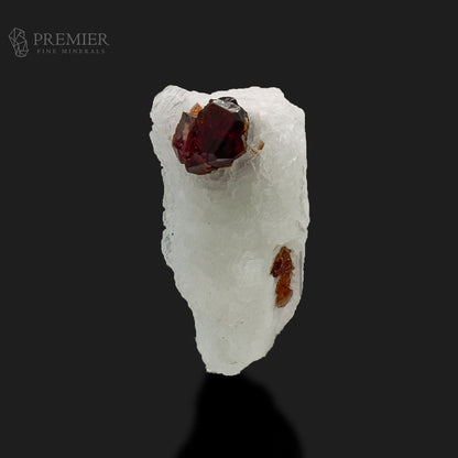 Rhodolite Garnet Crystals on Feldspar – Vibrant Skardu Pakistan