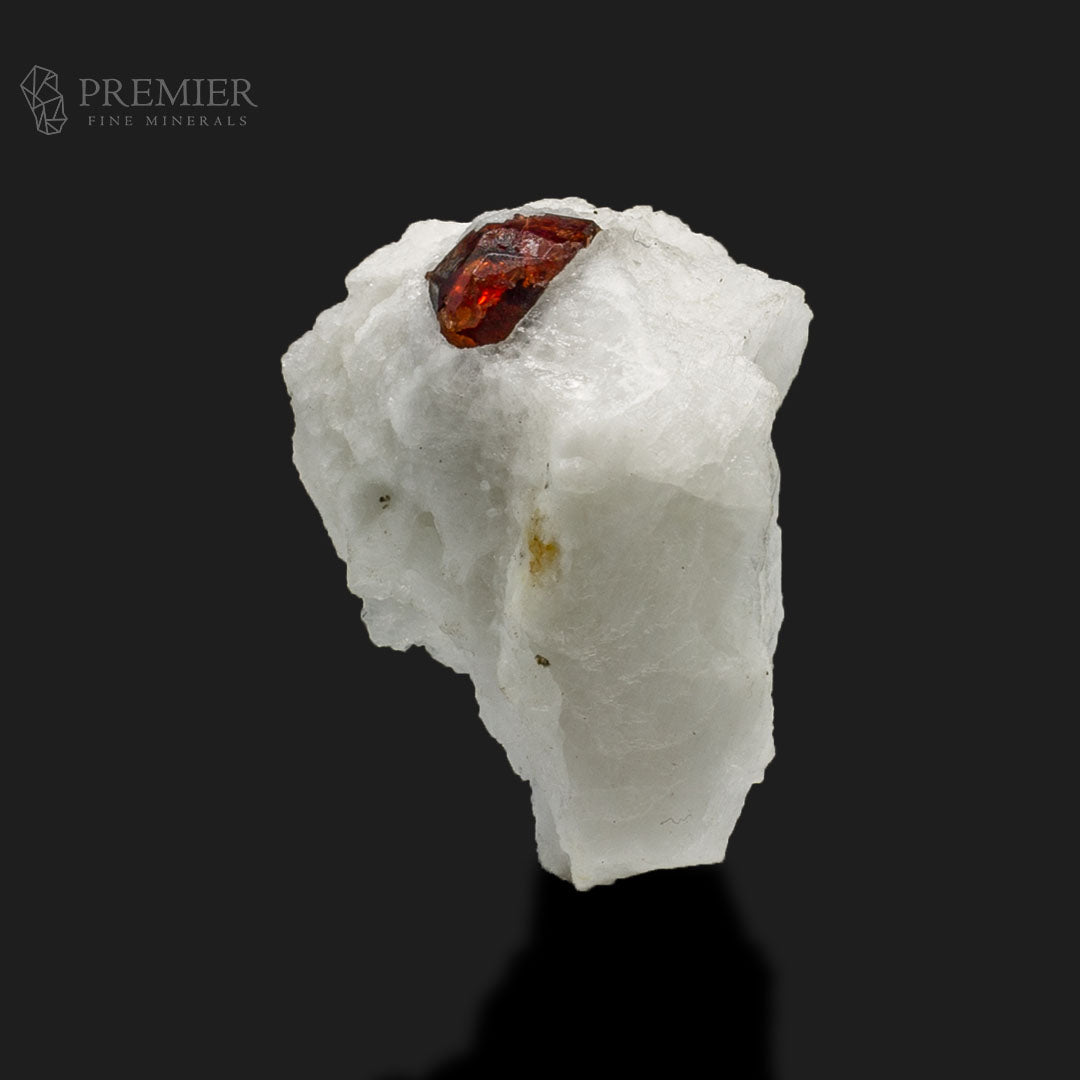 Red Garnet Crystal on Feldspar – Premium Skardu Pakistan
