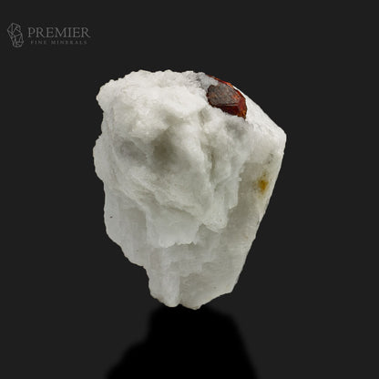 Red Garnet Crystal on Feldspar – Premium Skardu Pakistan