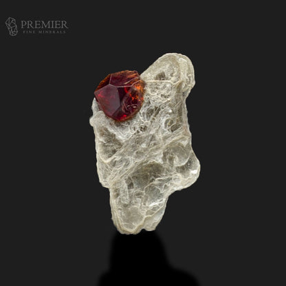 Spessartine Garnet Crystal on Muscovite Mica – Skardu Thumbnail