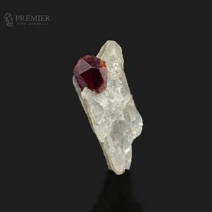Spessartine Garnet Crystal on Muscovite Mica – Skardu Thumbnail