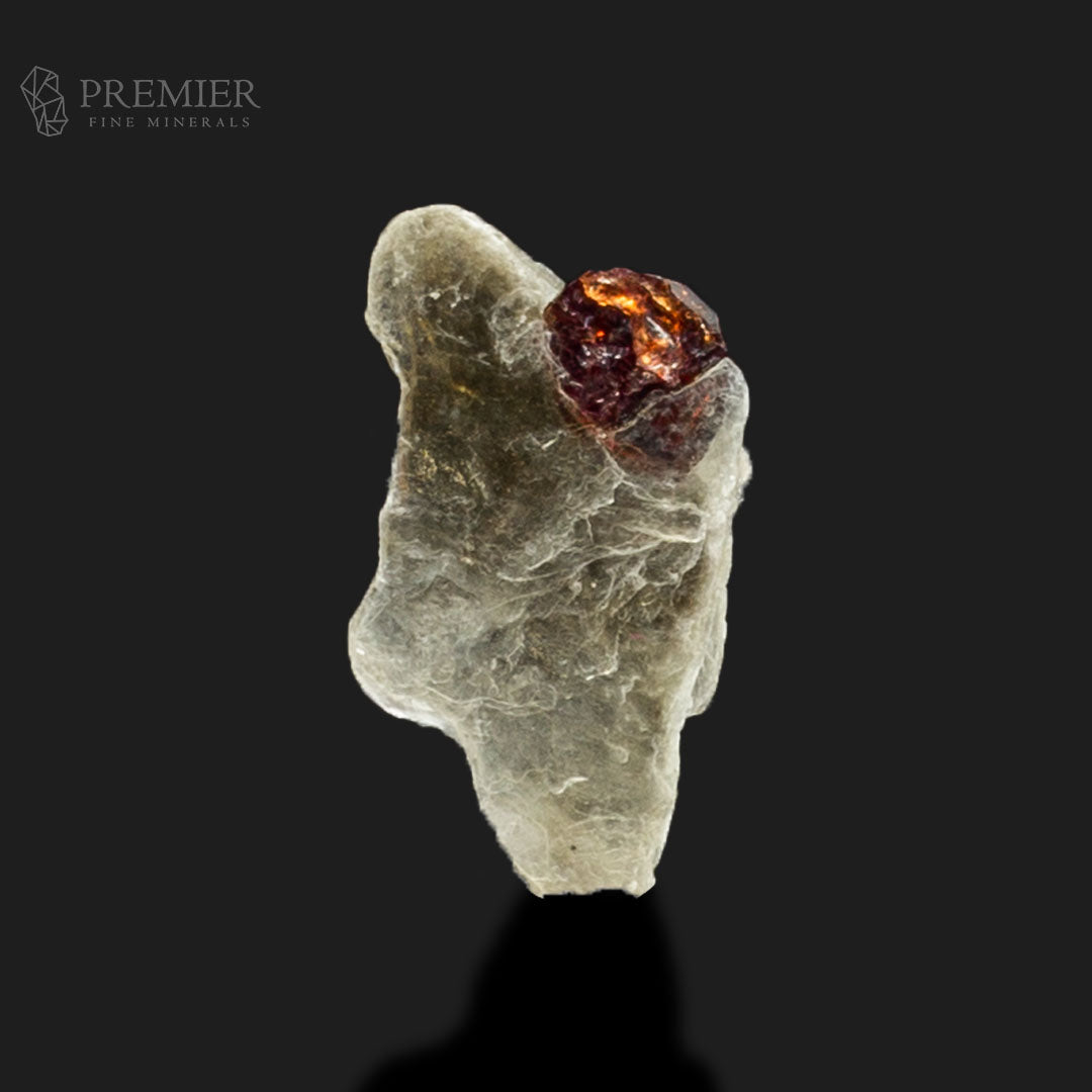 Spessartine Garnet Crystal on Muscovite Mica – Skardu Thumbnail