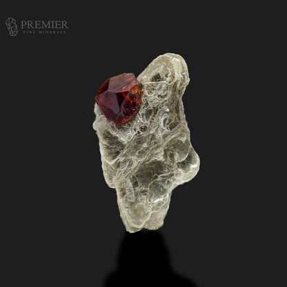 Spessartine Garnet Crystal on Muscovite Mica – Skardu Thumbnail