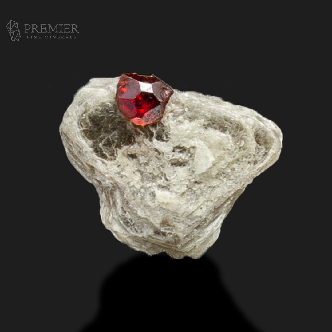 Spessartine Garnet Crystals on Mica – 5.1ct Skardu Pakistan Thumbnail