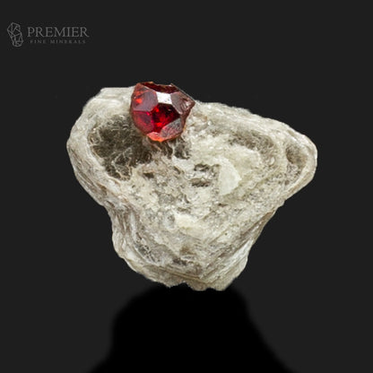 Spessartine Garnet Crystals on Mica – 5.1ct Skardu Pakistan Thumbnail