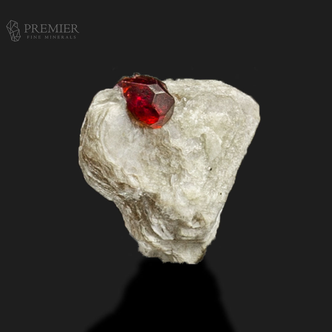 Spessartine Garnet Crystals on Mica – 5.1ct Skardu Pakistan Thumbnail