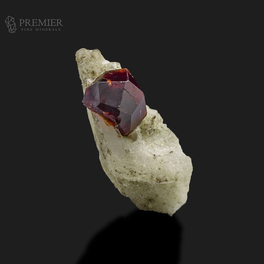 Natural Red Garnet Crystals on Feldspar Matrix – Skardu Pakistan