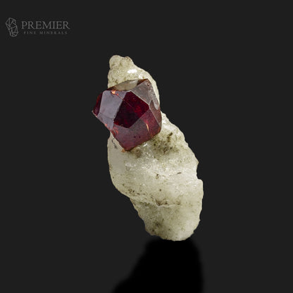 Natural Red Garnet Crystals on Feldspar Matrix – Skardu Pakistan