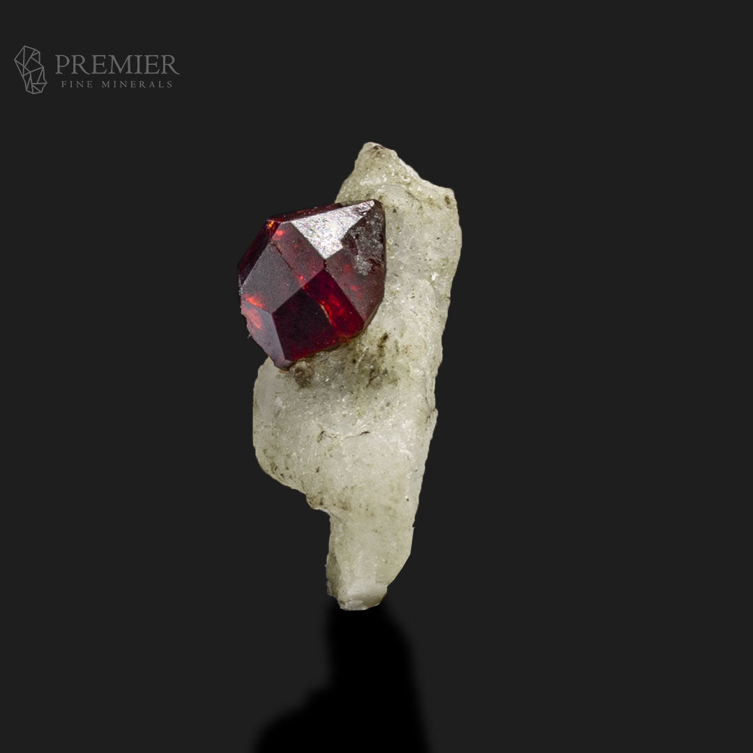 Natural Red Garnet Crystals on Feldspar Matrix – Skardu Pakistan