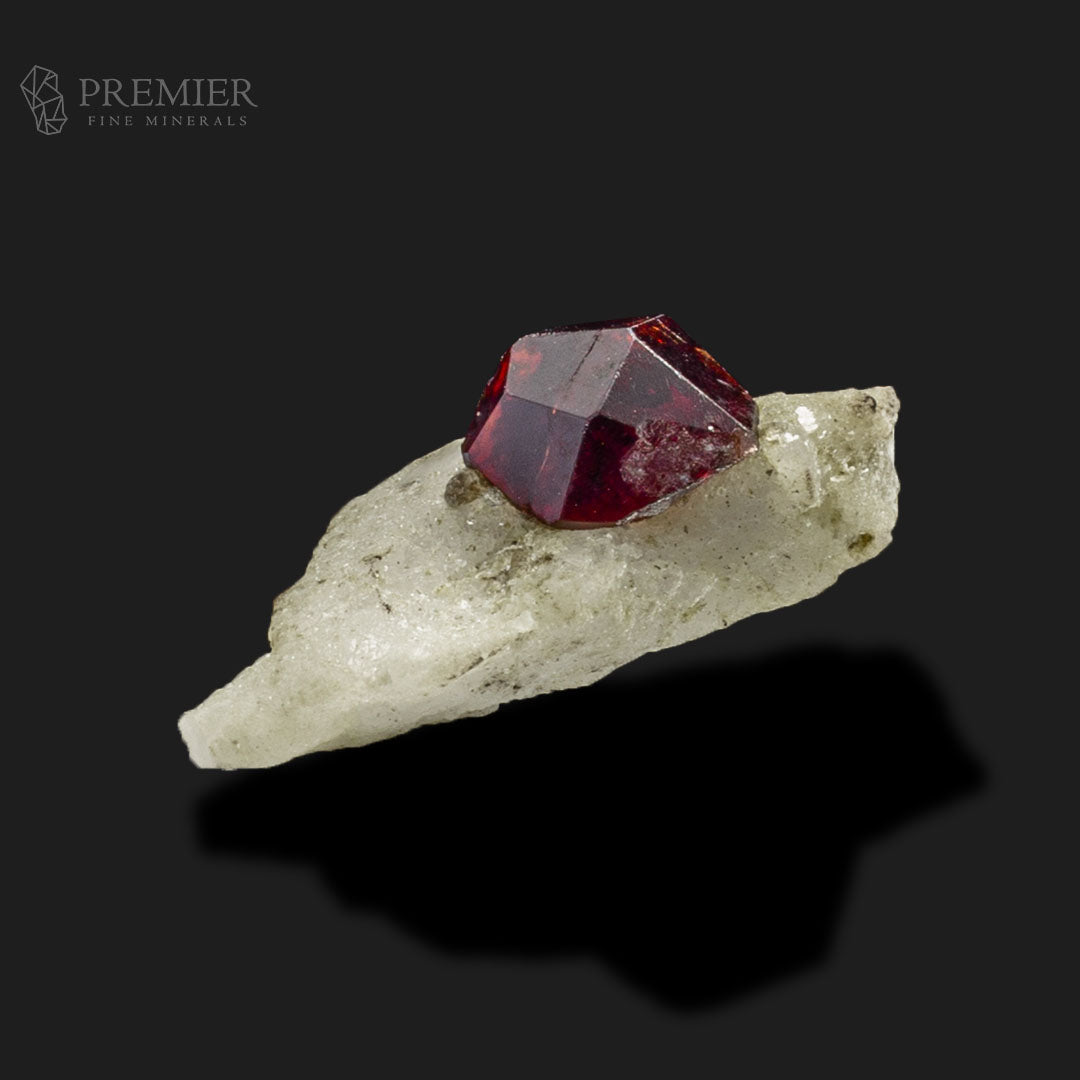 Natural Red Garnet Crystals on Feldspar Matrix – Skardu Pakistan