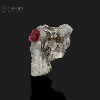 Thumbnail Rhodolite Garnet Crystal on Muscovite Mica – Skardu Pakistan
