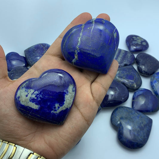 Lapis Lazuli Heart, Large Crystal, Royal Blue Stone, 800 Gram Lapis, Afghan Crystal, Healing Stone, Third Eye Chakra, Polished Crystal, Wisdom Stone, Statement Piece