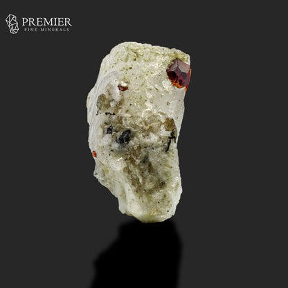 Rhodolite Garnet Crystals with Mica on Feldspar – Skardu Pakistan