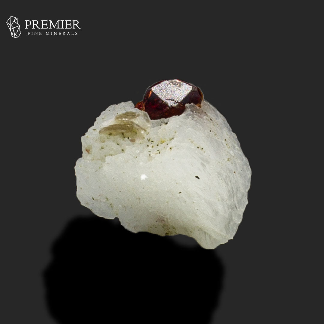 Rhodolite Garnet with Mica on Feldspar – Pakistan Thumbnail