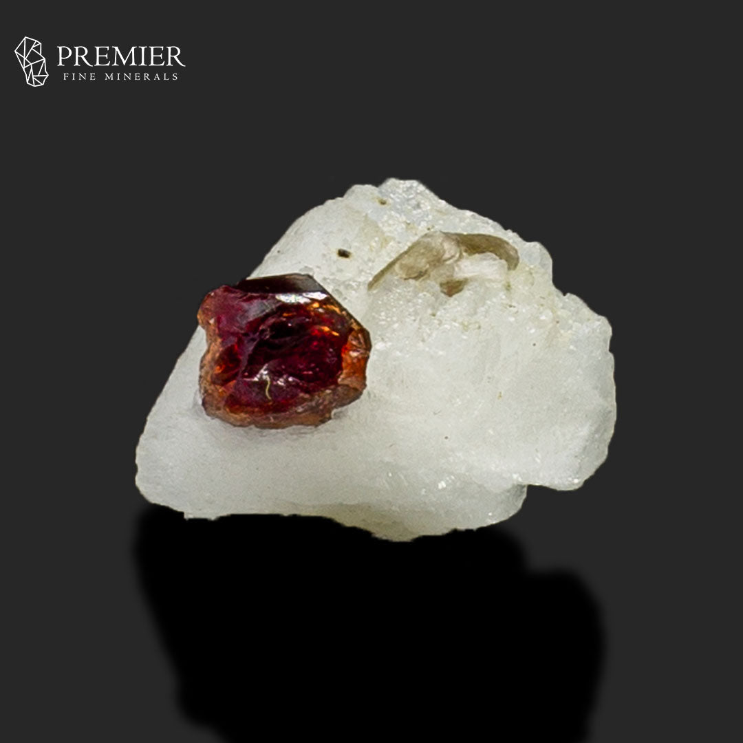Rhodolite Garnet with Mica on Feldspar – Pakistan Thumbnail