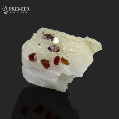 Garnet Crystals with Muscovite Mica on Feldspar – Skardu Pakistan