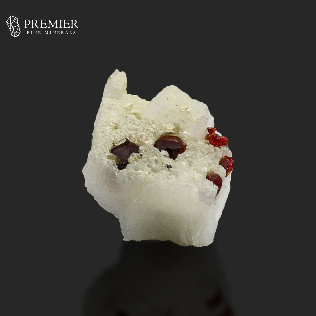 Garnet Crystals with Muscovite Mica on Feldspar – Skardu Pakistan