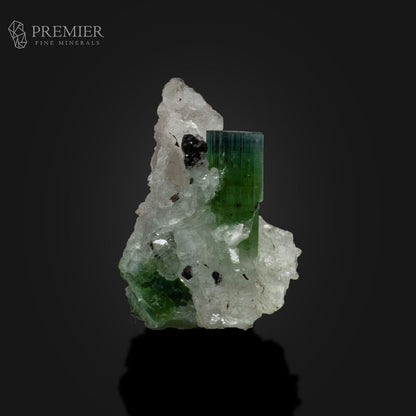 Bicolor Blue-Green Tourmaline Crystals on Matrix – Afghanistan