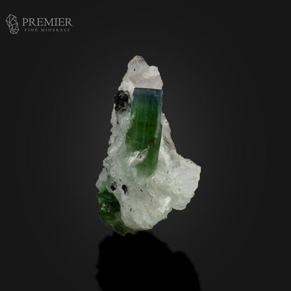Bicolor Blue-Green Tourmaline Crystals on Matrix – Afghanistan