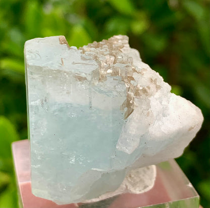 Natural Aquamarine Beautiful Termination Crystal Like Bunches of Needles Termination Crystals
