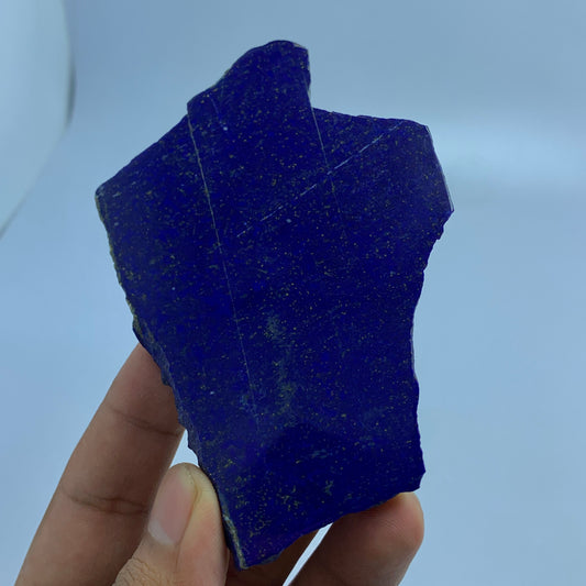 Lapis Lazuli Slab, 514 Carats, Afghan Lapis, Polished Slice, Royal Blue, Pyrite Inclusion, Third Eye Chakra, Collector Gem, Display Mineral, Wisdom Stone, Investment Stone, Afghanistan Mineral, Crystal Dimensions