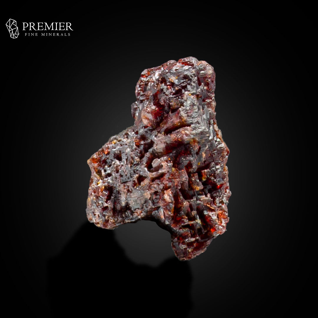 Etched Rhodolite Garnet Crystal – 31.8ct Skardu Pakistan